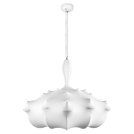 Подвесной светильник с белым фигурным абажуром и мягкими волнистыми краями Cloud Motion  варинант исполнения - 17 | Loft Concept в Костроме