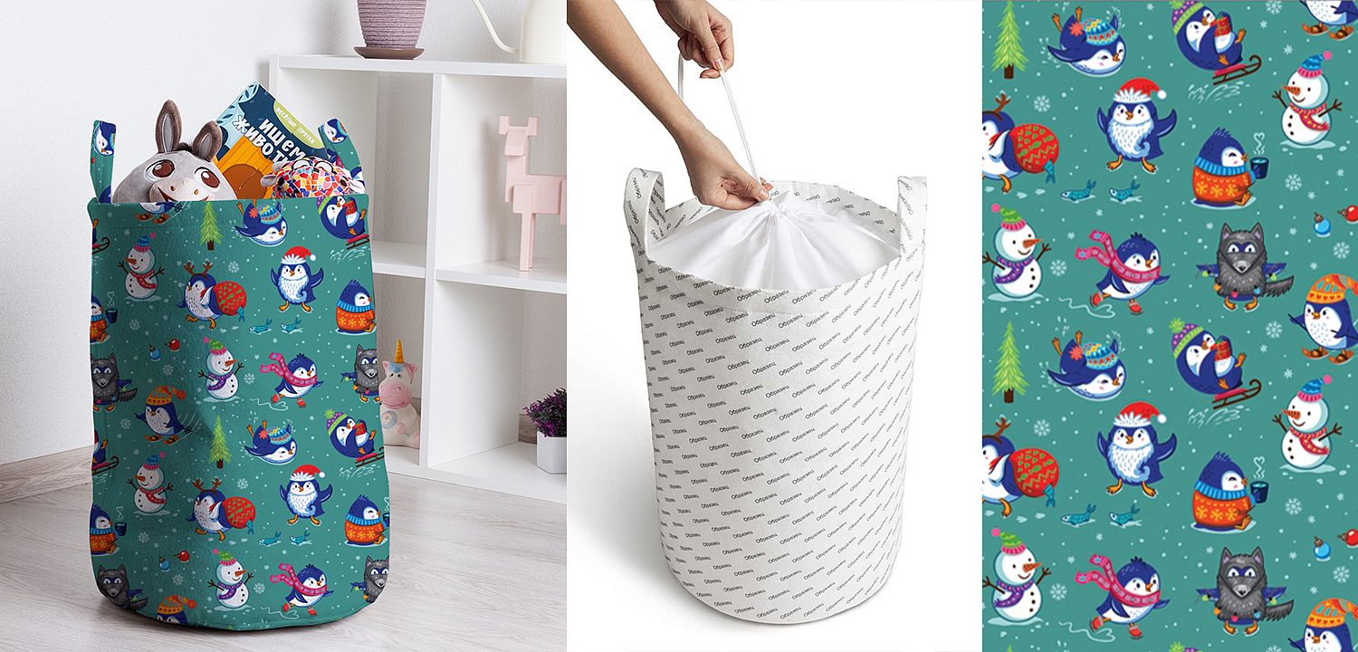 Корзина New Year Team Basket Корзина New Year Team Basket - Loft-Concept в Костроме
