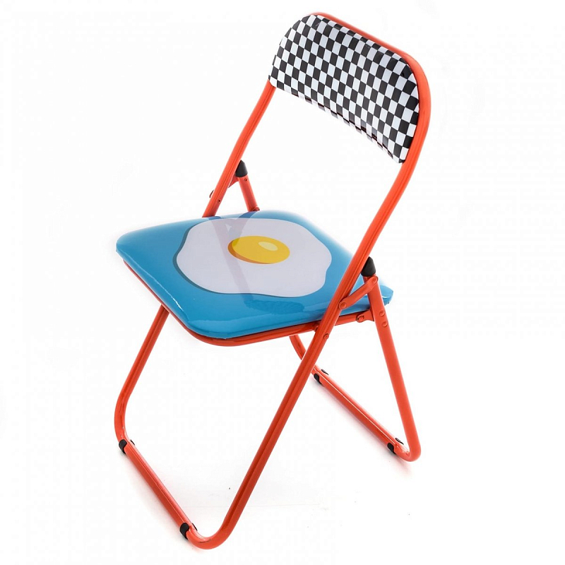 Стул Seletti Folding Chair Egg Мульти Красный Стул Seletti Folding Chair Egg Мульти Красный в Костроме | Loft Concept