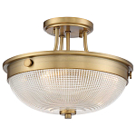 Потолочный светильник со стеклянным плафоном в виде купола Quoizel варинант исполнения - 13 | Loft Concept в Костроме