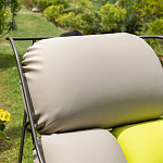 Дизайнерское разноцветное кресло на металлическом каркасе с подставкой для ног Poltronova Plasma Armchair варинант исполнения - 13 | Loft Concept в Костроме