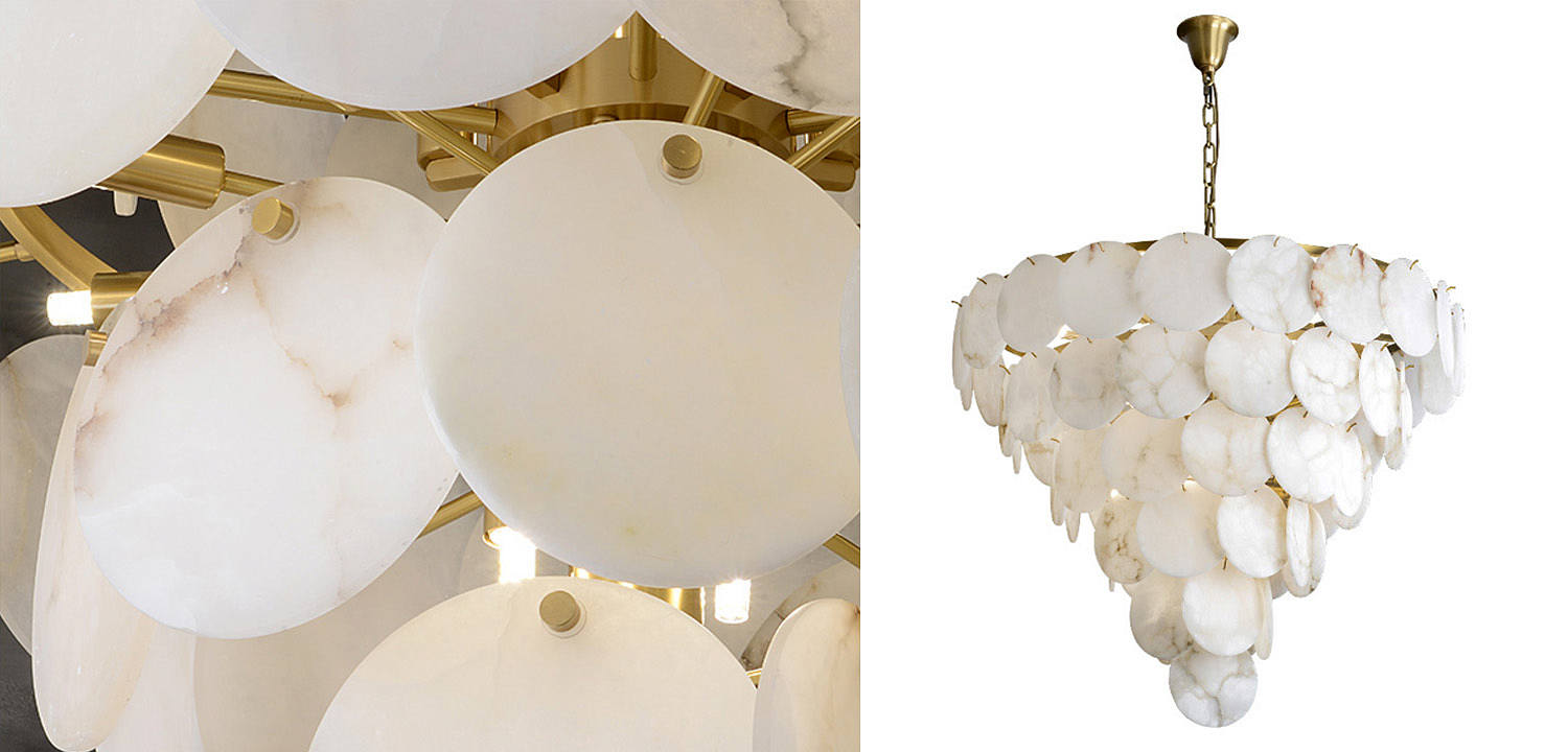 Люстра Letizia Marble Tiered Chandelier Люстра Letizia Marble Tiered Chandelier - Loft-Concept в Костроме