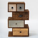 Тумба необычной формы с выдвижными ящиками Shift варинант исполнения - 2 | Loft Concept в Костроме