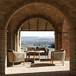 Дизайнерский уличный диван из массива дерева BOBOLI Sofa варинант исполнения - 2 | Loft Concept в Костроме