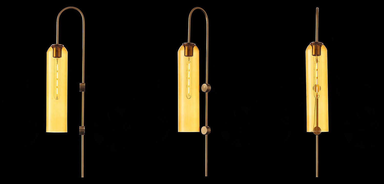Бра ARTICOLO float Wall Sconce Amber Бра ARTICOLO float Wall Sconce Amber - Loft-Concept в Костроме