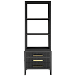 Этажерка Primo с ящиками шпон Черный дуб варинант исполнения - 1 | Loft Concept в Костроме