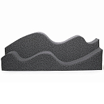 Дизайнерский модульный диван волнистой формы с цветным принтом Poltronova Superonda Sofa варинант исполнения - 15 | Loft Concept в Костроме