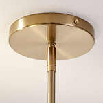 Люстра круглая с 2-мя металлическими абажурами Andromeda варинант исполнения - 5 | Loft Concept в Костроме