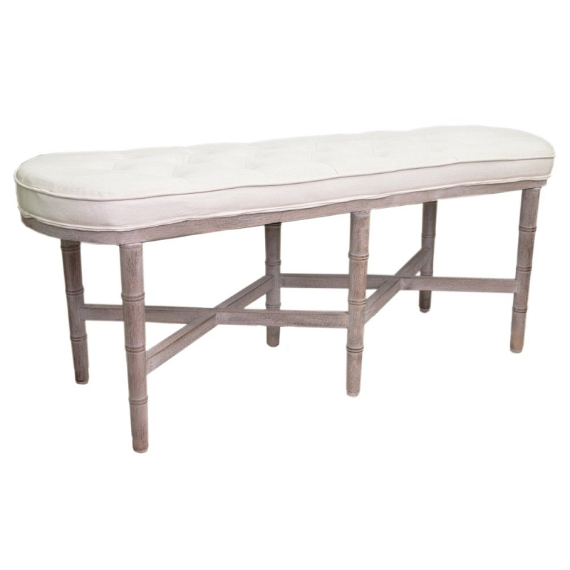 Банкетка Tufted Long Chateau Bench ivory ivory ( слоновая кость ) Банкетка Tufted Long Chateau Bench ivory ivory ( слоновая кость ) в Костроме | Loft Concept