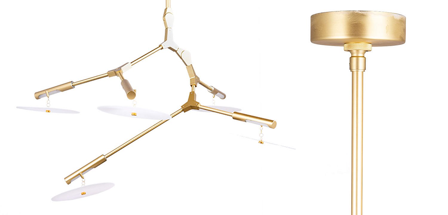 Люстра White Disc 100 Люстра White Disc 100 - Loft-Concept в Костроме