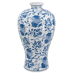 Ваза фарфоровая высокая с синими цветочными мотивами Independence варинант исполнения - 2 | Loft Concept в Костроме