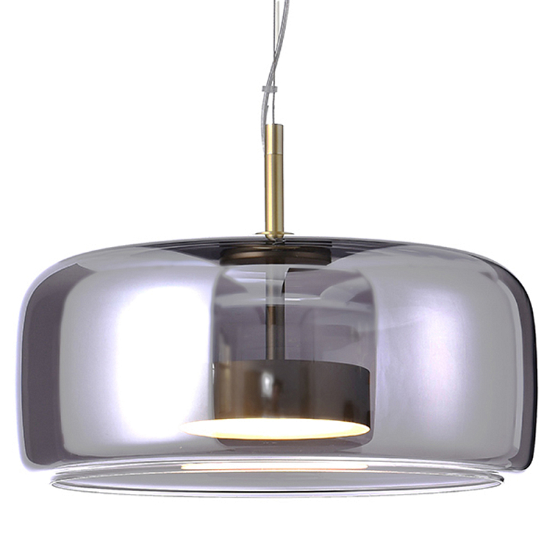 Подвесной светильник Blanton Smoky Hanging Lamp 38 Стекло Смок Золотой Подвесной светильник Blanton Smoky Hanging Lamp 38 Стекло Смок Золотой в Костроме | Loft Concept