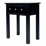 Черная тумба с выдвижным ящиком Monica варинант исполнения - 2 | Loft Concept в Костроме