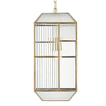 Подвесной светильник с рельефным стеклом Embossed Glass варинант исполнения - 3 | Loft Concept в Костроме