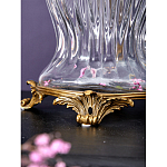 Ваза прозрачная с бронзовыми ручками в виде ангелов Eden Garden варинант исполнения - 5 | Loft Concept в Костроме