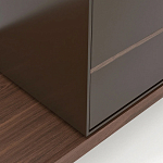 ТВ-тумба  из орехового дерева Marco Wooden TV Stand варинант исполнения - 8 | Loft Concept в Костроме