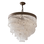 Люстра со стеклянными подвесками в виде круглых бусин Waterfall of Light варинант исполнения - 1 | Loft Concept в Костроме