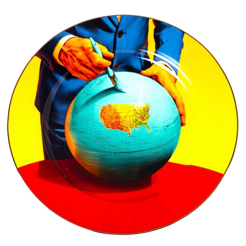 Тарелка Seletti Globe Мульти Тарелка Seletti Globe Мульти в Костроме | Loft Concept