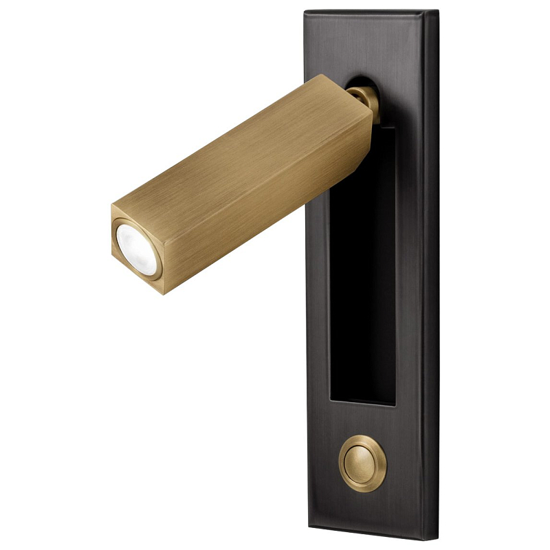 Бра Chelsom WALL LED DOCK BRASS Латунь Черный Бра Chelsom WALL LED DOCK BRASS Латунь Черный в Костроме | Loft Concept