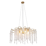 Люстра c подвесками из прозрачного хрусталя Диаметр 85 см FAIRYTREE Light варинант исполнения - 1 | Loft Concept в Костроме