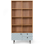 Широкий стеллаж с принтом Elise Rack варинант исполнения - 14 | Loft Concept в Костроме