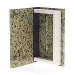 Шкатулка в виде книги из натурального камня змеевик Stone Casket варинант исполнения - 3 | Loft Concept в Костроме