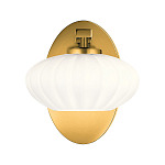  Бра с круглым плафон из матового белого стекла Kichler варинант исполнения - 7 | Loft Concept в Костроме