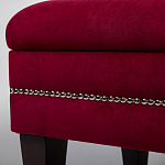 Мягкая банкетка с зоной для хранения Casket Red варинант исполнения - 4 | Loft Concept в Костроме