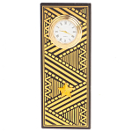 Часы подарочные настольные в виде погона Генерала из натурального камня Змеевик Gold Military Clock варинант исполнения - 4 | Loft Concept в Костроме