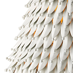 Подвесной светильник белый металлический в форме колокола White Natural Lines варинант исполнения - 1 | Loft Concept в Костроме