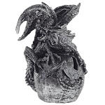 Декоративная статуэтка Дракон Silver Dragon Statuette варинант исполнения - 2 | Loft Concept в Костроме