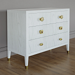 Бельевой Комод с 4 ящиками Elsa Dreams White варинант исполнения - 1 | Loft Concept в Костроме