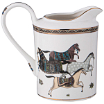 Чайный сервиз из фарфора с изображением лошадей на 6 персон 15 предметов Porcelain Horse Set  варинант исполнения - 5 | Loft Concept в Костроме