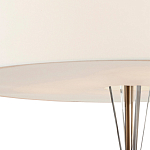 Люстра круглая с белым тканевым абажуром  White Light Diffuser варинант исполнения - 2 | Loft Concept в Костроме