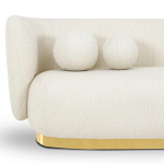 Диван с обивкой букле Ambrose Soft Boucle Sofa варинант исполнения - 4 | Loft Concept в Костроме