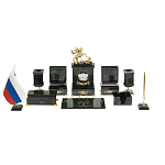 Настольный письменный набор из нефрита в подарочной коробке Victorious варинант исполнения - 1 | Loft Concept в Костроме