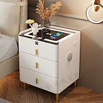 Умная прикроватная тумбочка c зарядкой для телефона Smart Furniture варинант исполнения - 1 | Loft Concept в Костроме