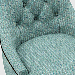 Мебельная ткань Шенилл бирюзовый цвет 142 см T4-61 варинант исполнения - 7 | Loft Concept в Костроме