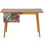 Письменный стол с принтом на ящиках Elise Desk варинант исполнения - 6 | Loft Concept в Костроме