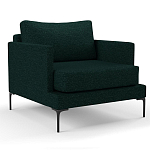 Мебельная ткань Шенилл темно-зеленый цвет 138 см T4-36 варинант исполнения - 11 | Loft Concept в Костроме