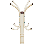 Вешалка напольная бежевая с 4-мя металлическими крючками Noble Branches варинант исполнения - 2 | Loft Concept в Костроме