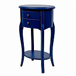 Синяя тумба на фигурных ножках Shelby варинант исполнения - 2 | Loft Concept в Костроме