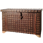 Большой Этнический сундук с металлическим декором  варинант исполнения - 3 | Loft Concept в Костроме