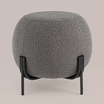 Пуф в ткани букле темно-серого цвета Pikelet варинант исполнения - 2 | Loft Concept в Костроме