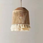 Люстра круглая плетеная с кисточками Small Solar Glow варинант исполнения - 3 | Loft Concept в Костроме