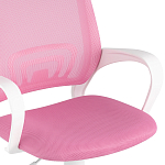 Офисное кресло с основанием из белого пластика Desk chairs Pink варинант исполнения - 6 | Loft Concept в Костроме