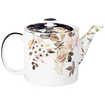 Чайный сервиз из фарфора с цветочным принтом на 6 персон 14 предметов Garden Whisper Porcelain Set  варинант исполнения - 1 | Loft Concept в Костроме