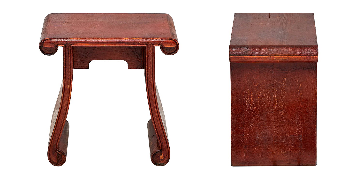 Табурет в китайском стиле Chinese Tabouret Red Табурет в китайском стиле Chinese Tabouret Red - Loft-Concept в Костроме