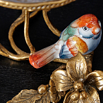 Чаша на ножке из стекла с бронзовыми элементами Bronze Branch варинант исполнения - 2 | Loft Concept в Костроме