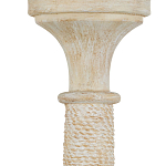 Люстра из дерева в форме подсвечника Coastal Aesthetics варинант исполнения - 2 | Loft Concept в Костроме